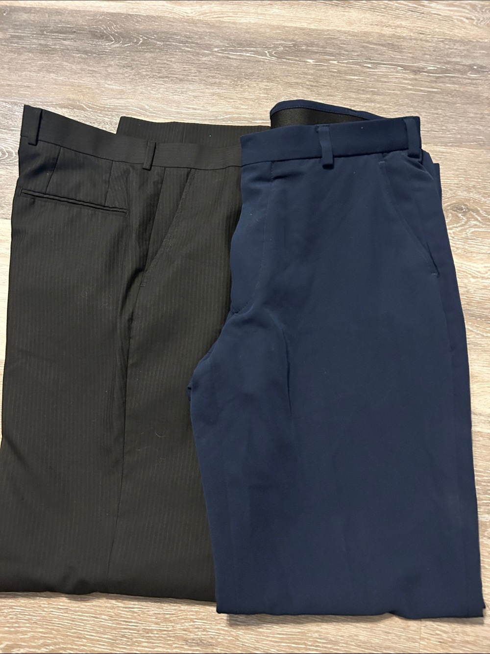 George Men's Dress Pants in Black & Navy